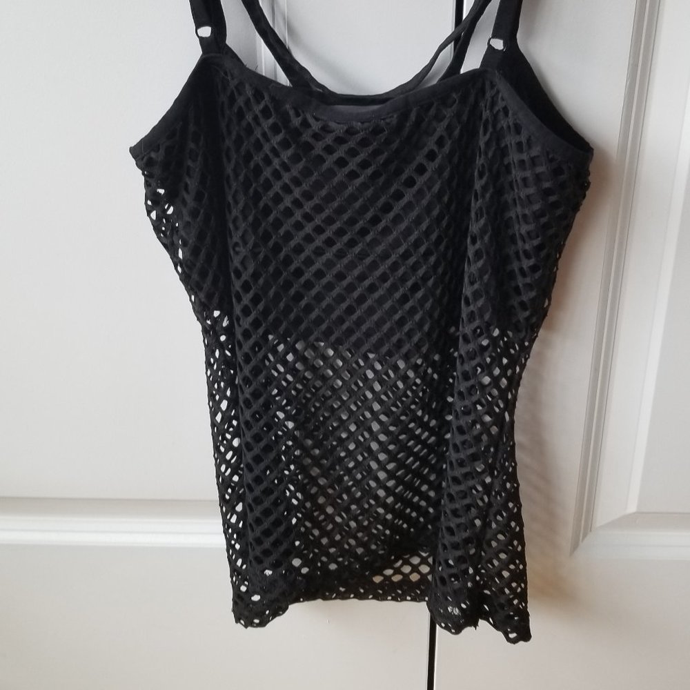 Killstar mesh crop top
